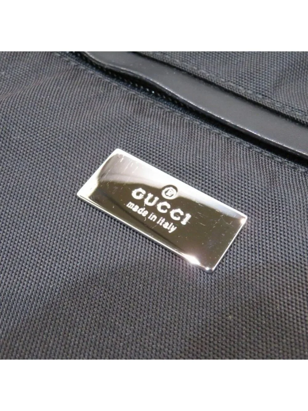 Gucci Tote Bag Nylon Black
